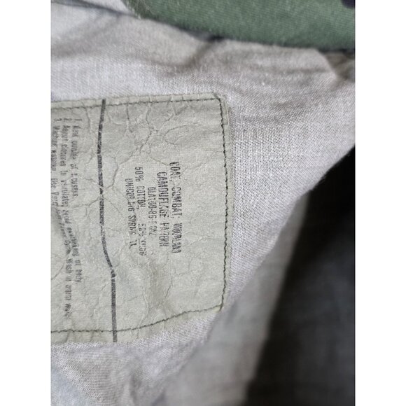 US Army BDU Jacket Mens Small Short Woodland Camo Combat Coat Ripstop ERICKSON - Picture 8 of 16